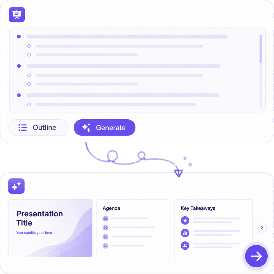 AI Presentation Slides from Text