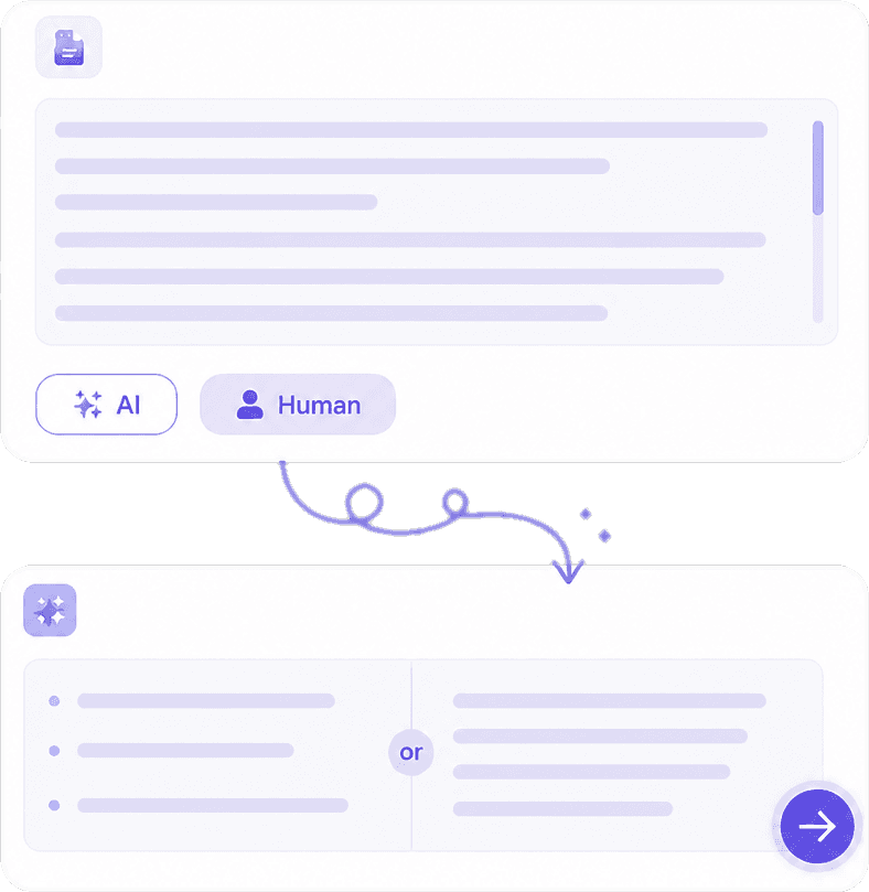 Human Like Writing